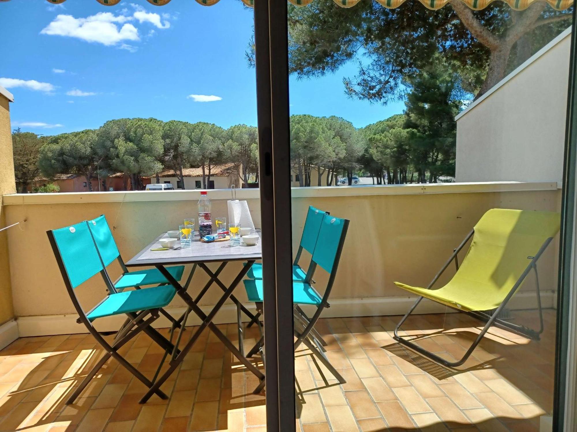 Appartement T2 Climatise Avec Mezzanine, Piscine Et Parking, Proche Plage - Agde - Fr-1-607-119 外观 照片
