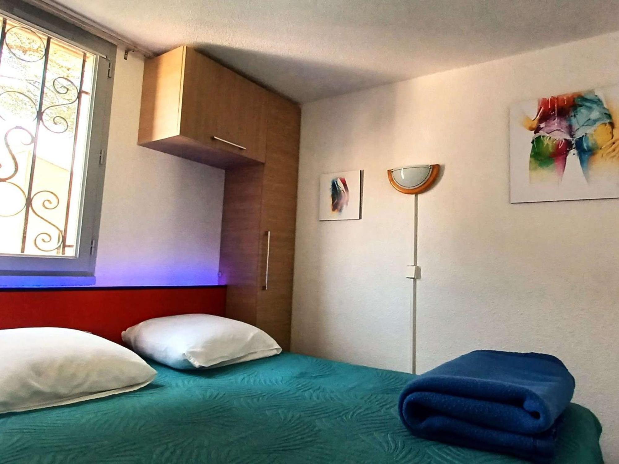 Appartement T2 Climatise Avec Mezzanine, Piscine Et Parking, Proche Plage - Agde - Fr-1-607-119 外观 照片